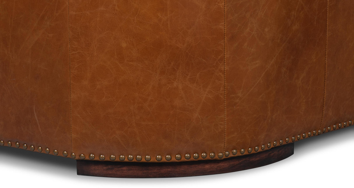 Sarreid Mcmillan Distilled Leather Sofa