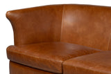 Sarreid Mcmillan Distilled Leather Sofa