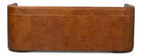 Sarreid Mcmillan Distilled Leather Sofa