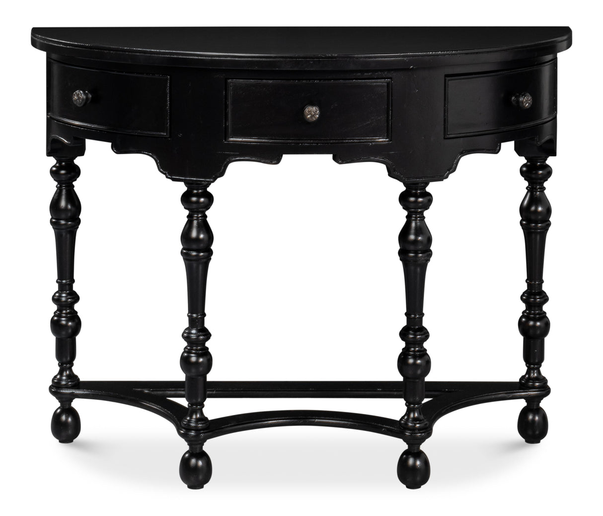 Sarreid Abraham Half Round Console