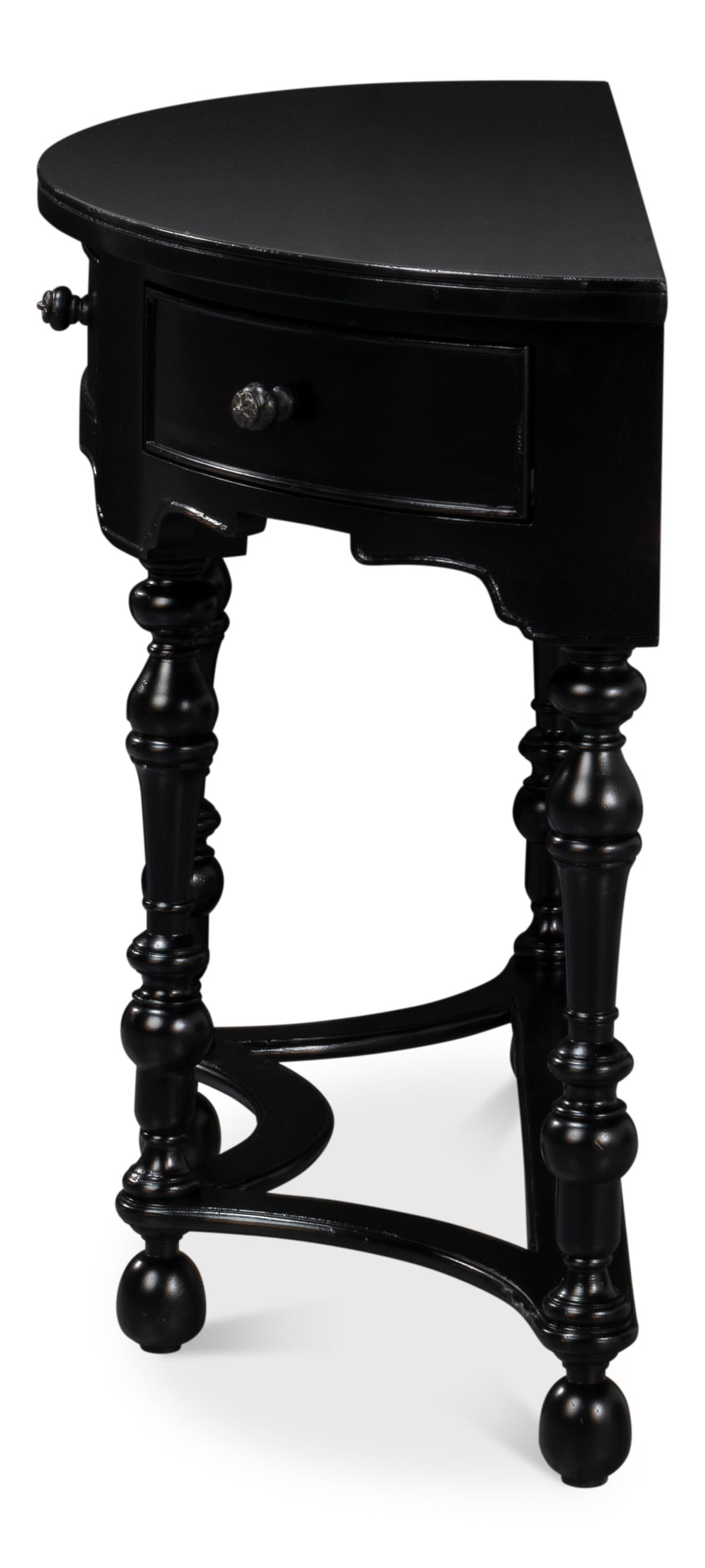 Sarreid Abraham Half Round Console