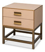 Sarreid Gideon Shagreen Side Table  Mushroom