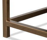 Sarreid Gideon Shagreen Side Table  Mushroom