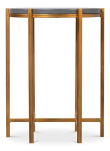 Sarreid Spence Side Table  Quiet Shade