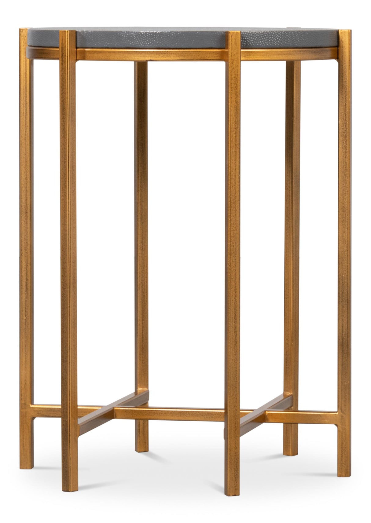 Sarreid Spence Side Table  Quiet Shade