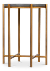 Sarreid Spence Side Table  Quiet Shade