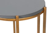 Sarreid Spence Side Table  Quiet Shade