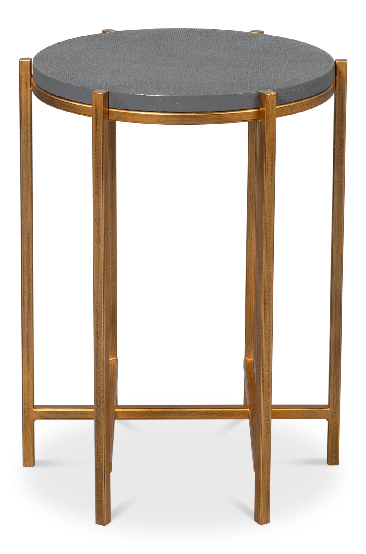 Sarreid Spence Side Table  Quiet Shade