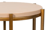 Sarreid Spence Side Table  Mushroom