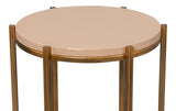 Sarreid Spence Side Table  Mushroom