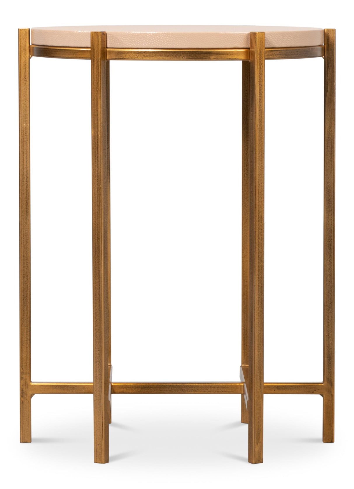 Sarreid Spence Side Table  Mushroom