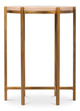 Sarreid Spence Side Table  Mushroom