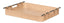 Sarreid Safari Leather Tray  Mushroom