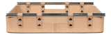 Sarreid Safari Leather Tray  Mushroom