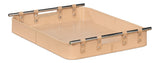 Sarreid Safari Leather Tray  Mushroom