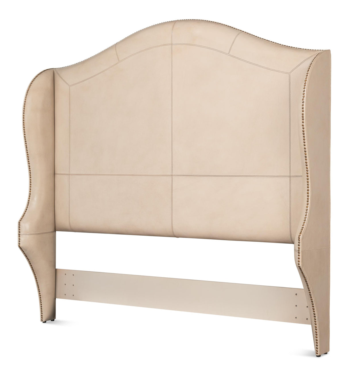 Sarreid Dowry Equestrian Headboard  Queen  Taupe