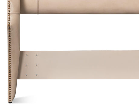 Sarreid Dowry Equestrian Headboard  Queen  Taupe