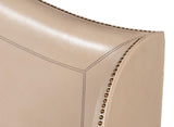 Sarreid Dowry Equestrian Headboard  Queen  Taupe