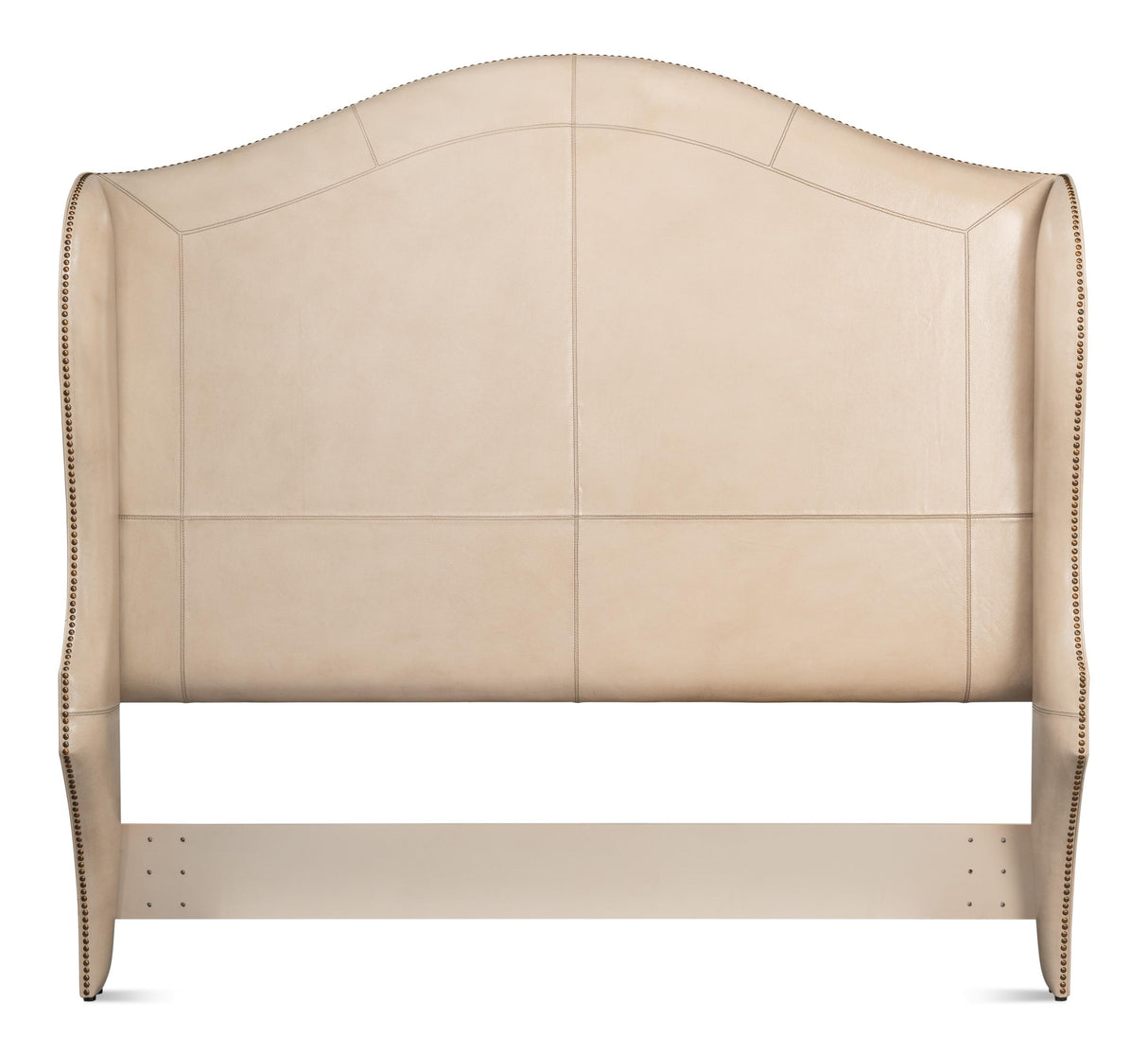 Sarreid Dowry Equestrian Headboard  Queen  Taupe