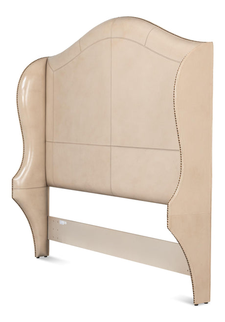 Sarreid Dowry Equestrian Headboard  Queen  Taupe