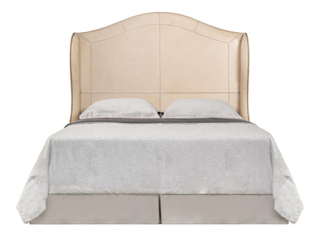 Sarreid Dowry Equestrian Headboard  Queen  Taupe