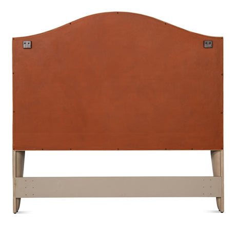 Sarreid Dowry Equestrian Headboard  Queen  Taupe