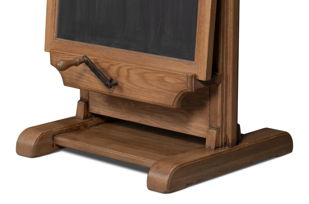 Sarreid Haagen Adjustable Blackboard Easel