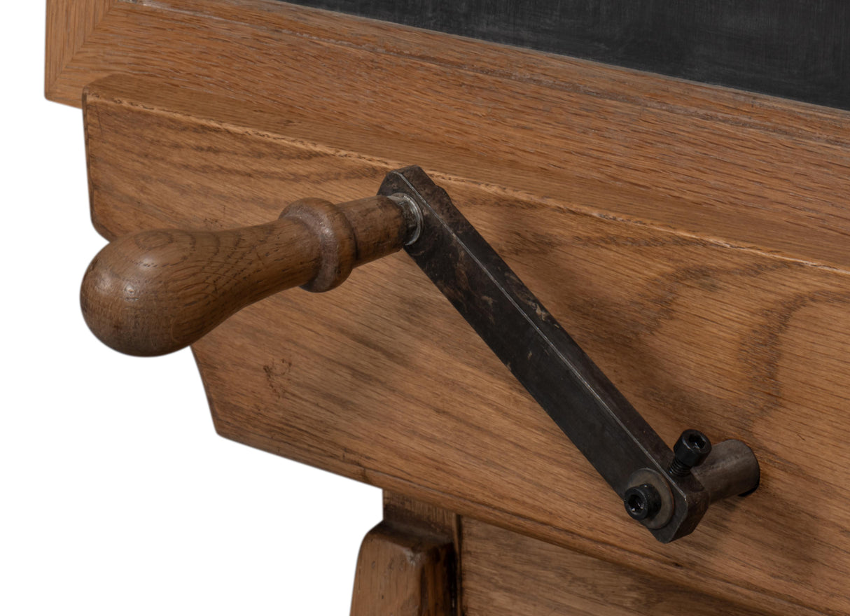 Sarreid Haagen Adjustable Blackboard Easel