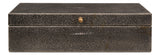 Sarreid Gatsburg  Shagreen Box  Ant.Grey S/2