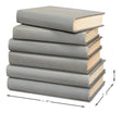 Sarreid Shagreen Books  Set Of 12  Storm Grey