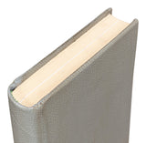 Sarreid Shagreen Books  Set Of 12  Storm Grey