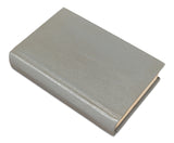 Sarreid Shagreen Books  Set Of 12  Storm Grey