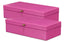 Sarreid Gatsburg Shagreen Box  Pink  Set Of 2