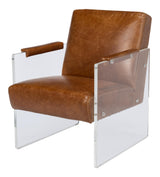 Sarreid Holloway Armchair  Cuba Brown