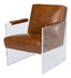 Sarreid Holloway Armchair  Cuba Brown