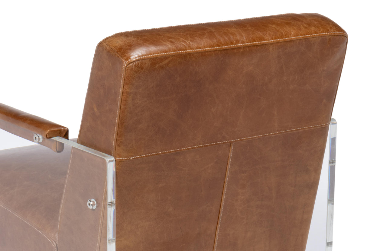 Sarreid Holloway Armchair  Cuba Brown