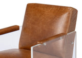 Sarreid Holloway Armchair  Cuba Brown