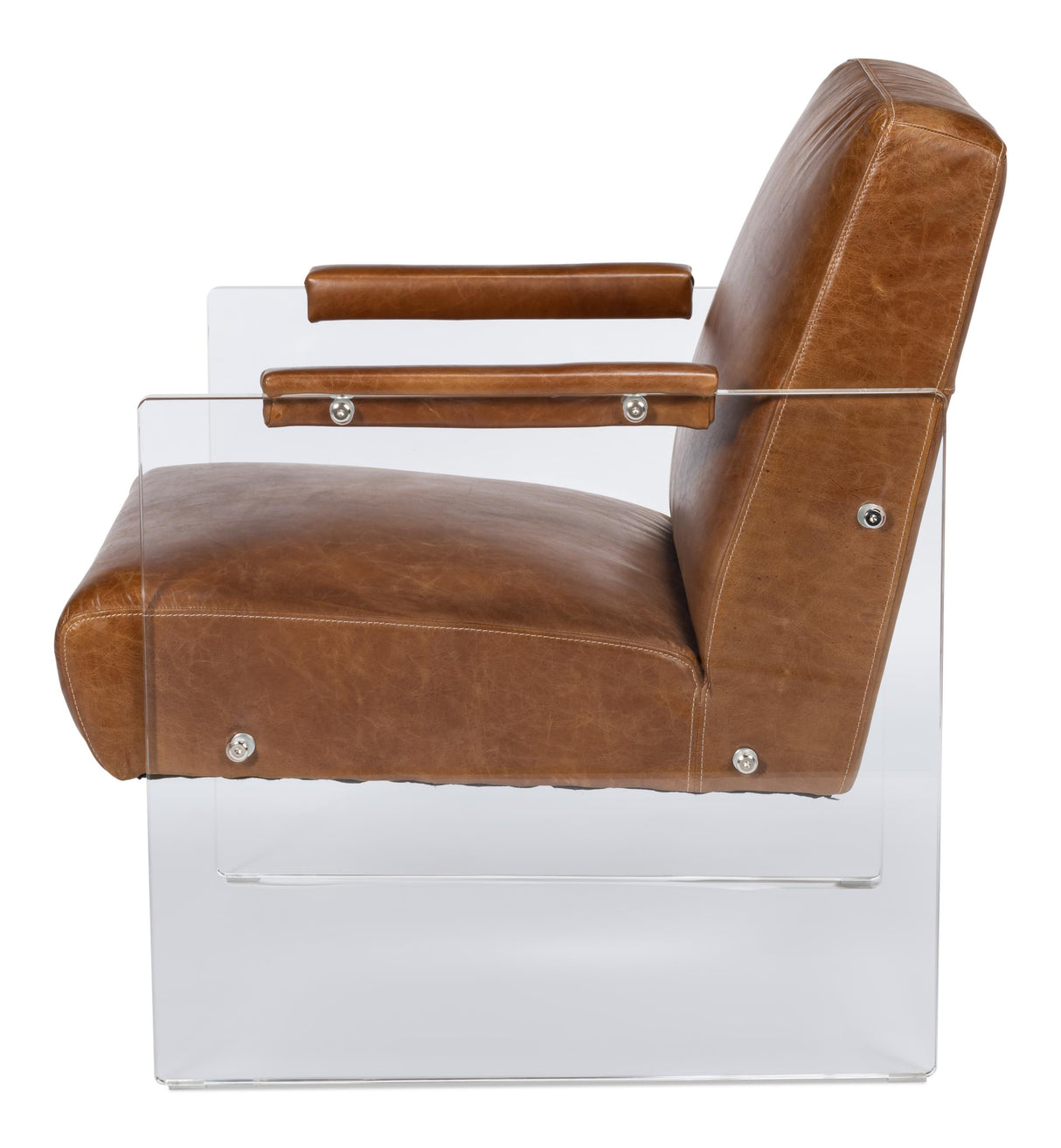 Sarreid Holloway Armchair  Cuba Brown
