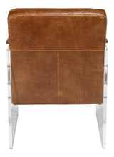 Sarreid Holloway Armchair  Cuba Brown