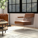 Sarreid Holloway Armchair  Cuba Brown