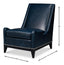 Sarreid Brandy Accent Chair  Chateau Blue