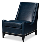 Sarreid Brandy Accent Chair  Chateau Blue