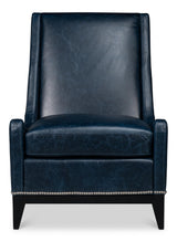Sarreid Brandy Accent Chair  Chateau Blue