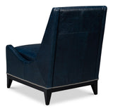 Sarreid Brandy Accent Chair  Chateau Blue