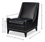 Sarreid Brandy Accent Chair  Onyx Black