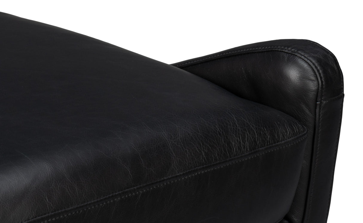 Sarreid Brandy Accent Chair  Onyx Black