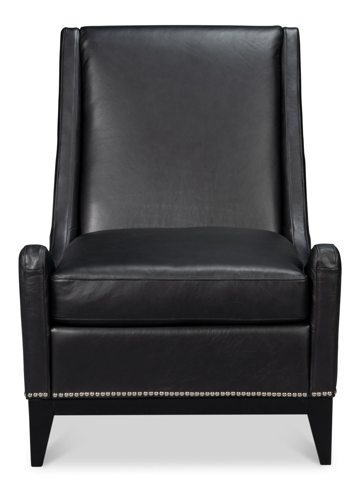 Sarreid Brandy Accent Chair  Onyx Black