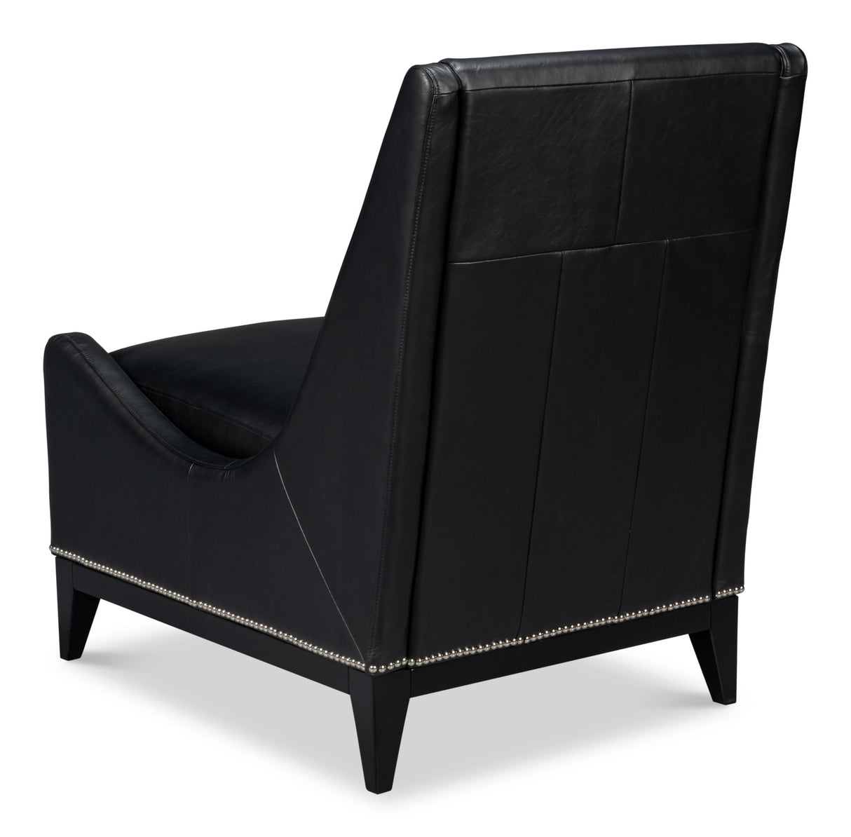 Sarreid Brandy Accent Chair  Onyx Black