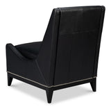 Sarreid Brandy Accent Chair  Onyx Black