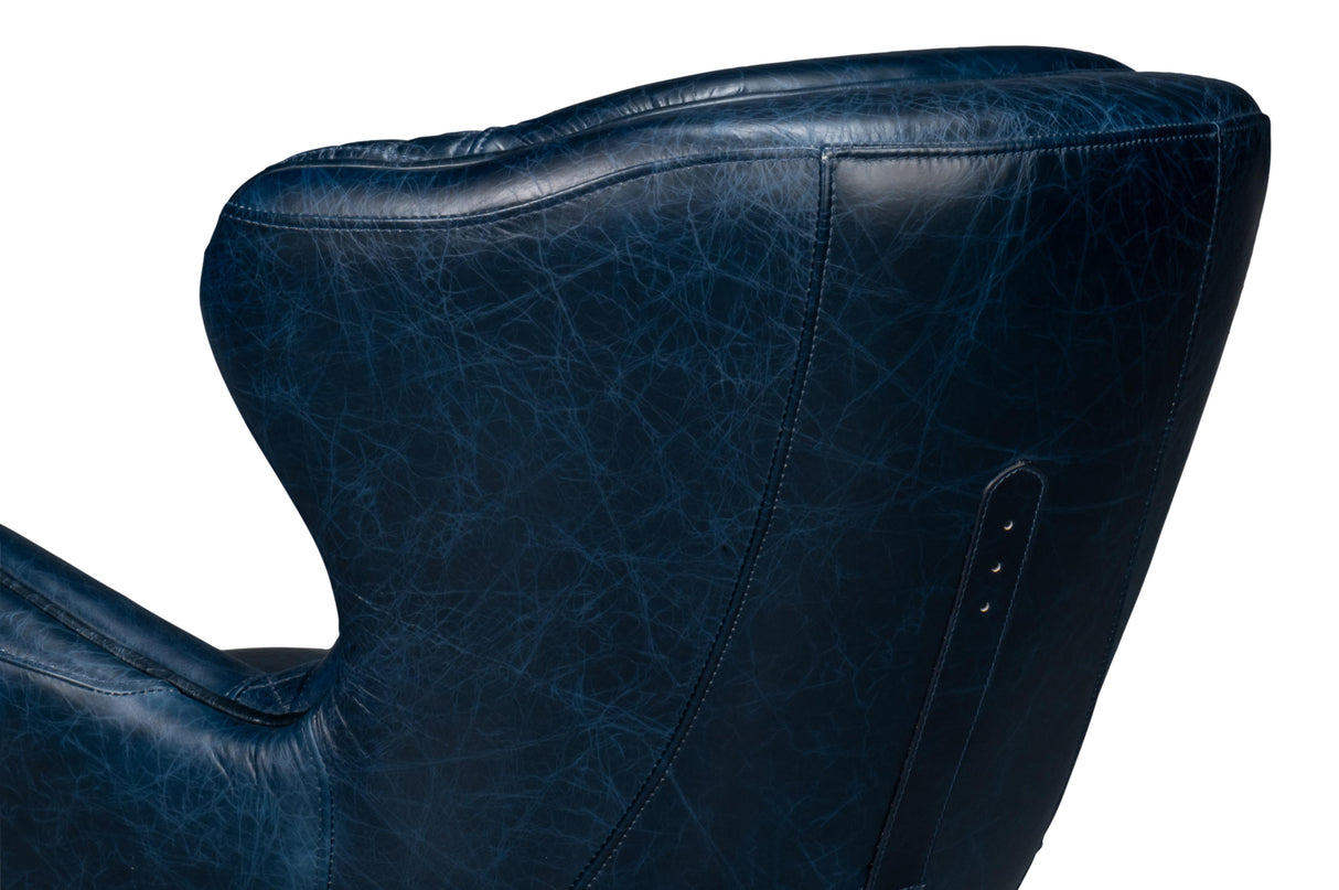 Sarreid Hera Arm Chair  Chateau Blue